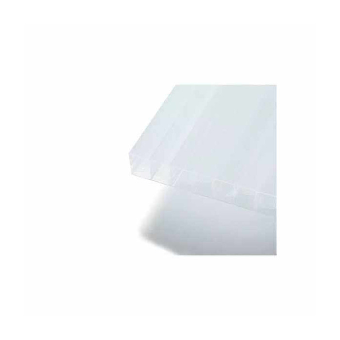 Сотовый поликарбонат 16 мм КОЛИБРИ белый 2100х12000 мм