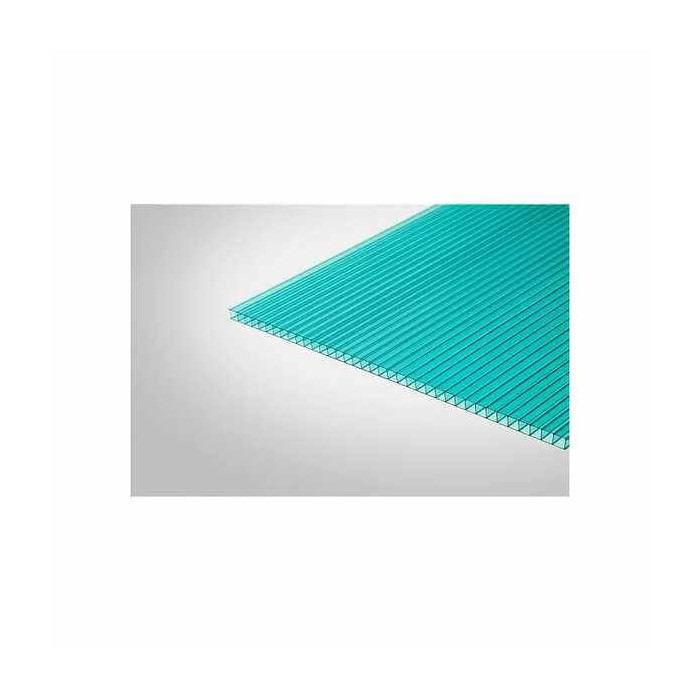Сотовый поликарбонат 6 мм КОЛИБРИ бирюза 2100х6000 мм